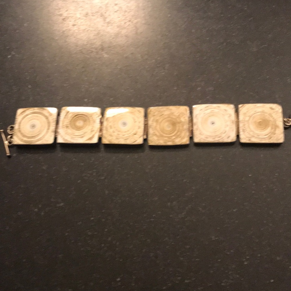 Unusual fossil bracelet